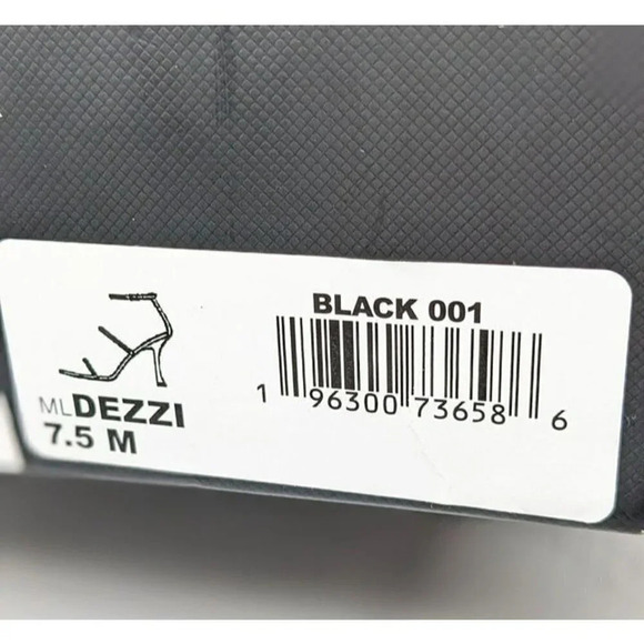 Marc Fisher Women's Dezzi Rhinestone Ankle Strap Sandal Black Size 7.5 MSRP $150 - Picture 8 of 8